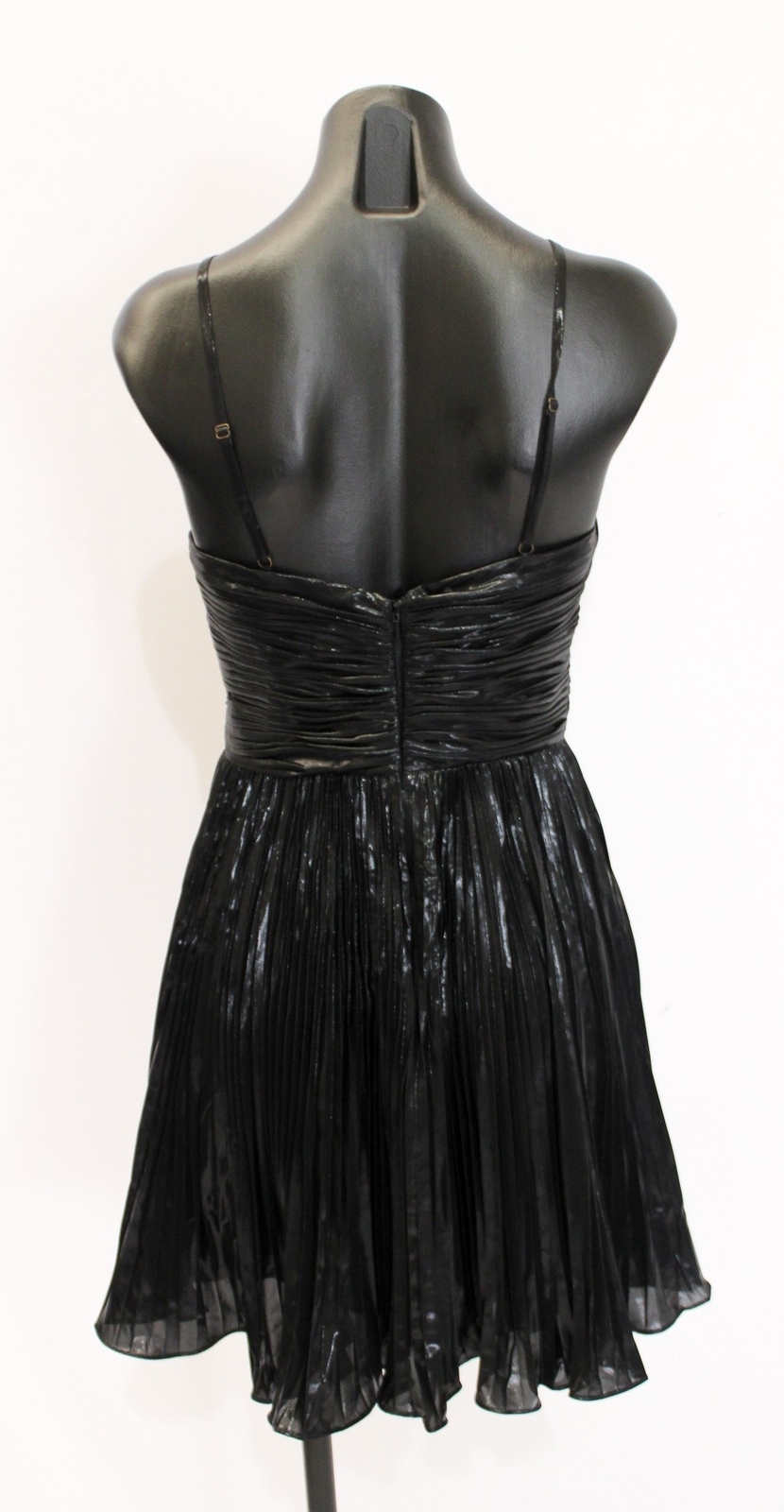 Stacees Women’s A-Line Short Mini Pleated Homecoming Dress LB3 Black Size 6