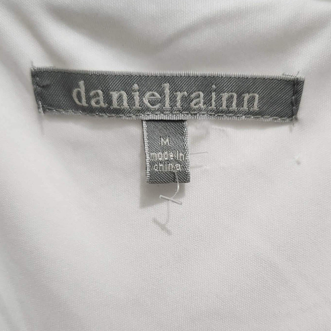 Danielrainn White Eyelet Tiered Midi Dress Vneck Cap Sleeve – Womens Size Medium