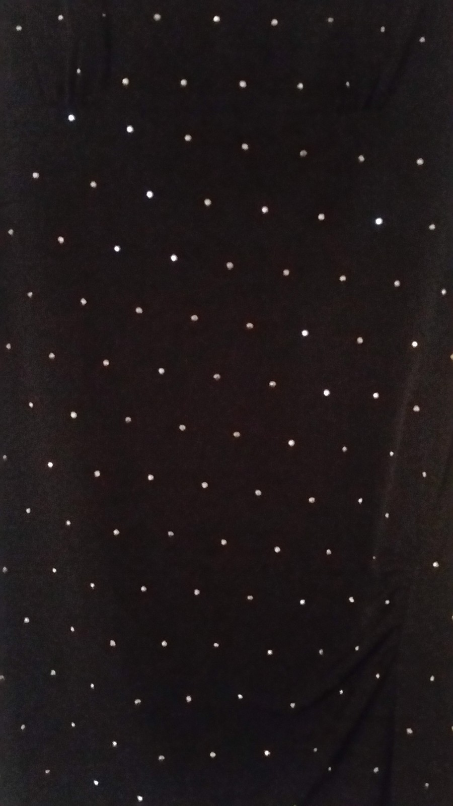 Express new black polyester nylon 3/4 sleeves embellished dress XS extra small