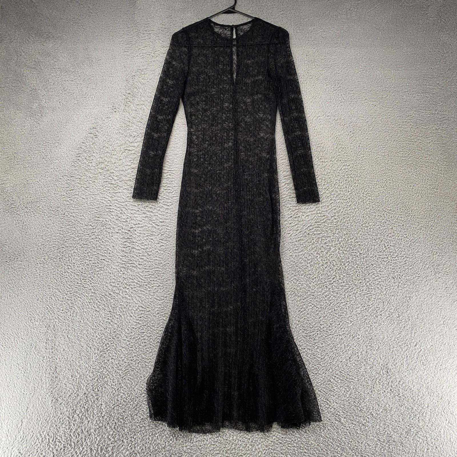 Sheer Lace Mermaid Dress Womens Size Small Whimsigoth Y2K Rave Festival Fairy