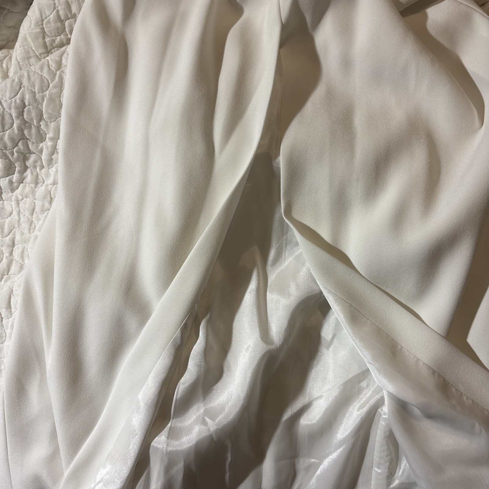 Rimini White Evening Dress with Lace Up Back Size 10 – NWT