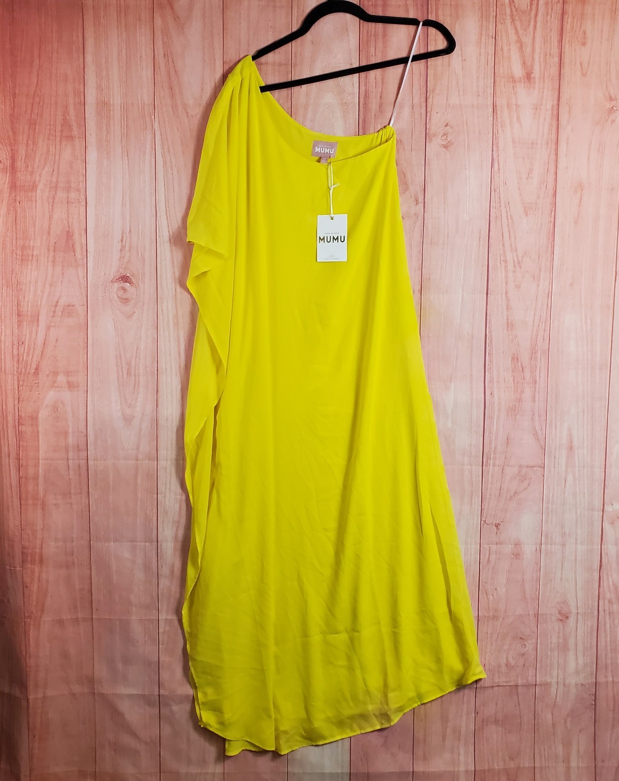 Show Me Your MuMu Tropez Maxi Dress Sz XS Yellow NEW NWT