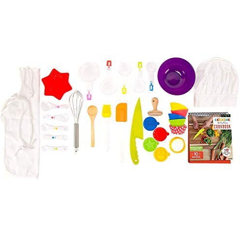 CrEATive Kitchen Junior Chef Set Multicolored – 20 Recipes, Ages 6+