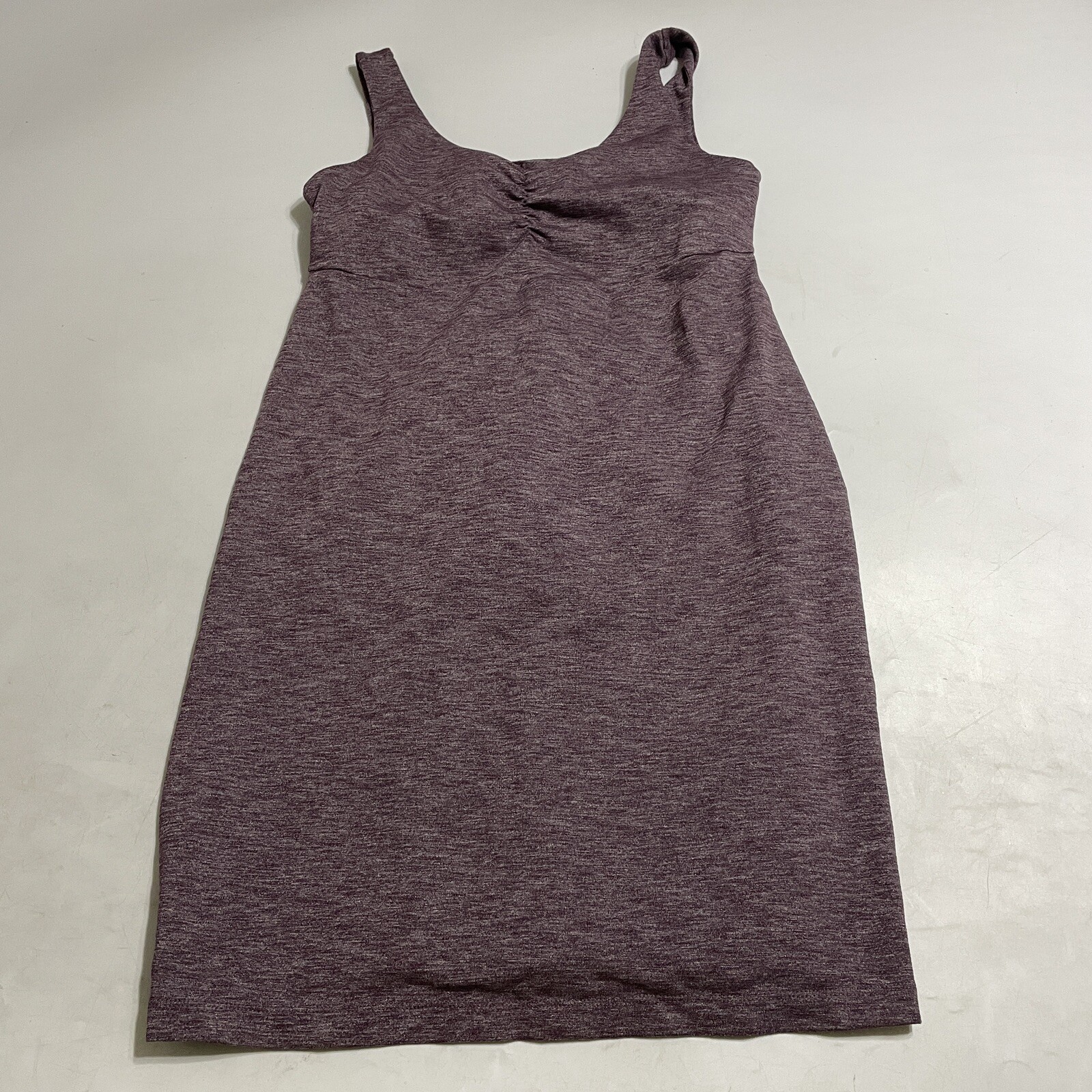 Kuhl Mova Aktiv Tank Dress Womens M Purple Built In Bra Nylon Spandex Blend