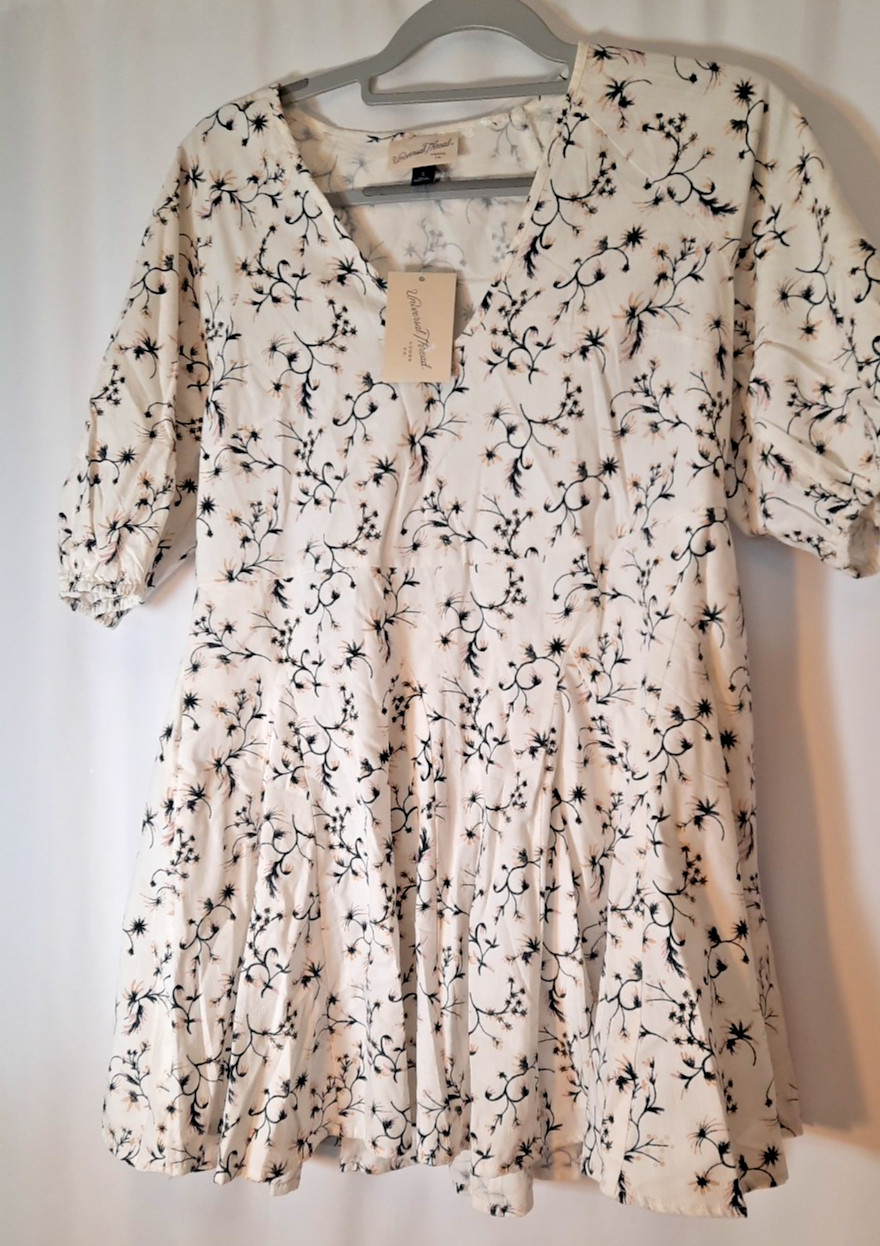 Women’s Bell Elbow Sleeve Mini A-Line Dress – Universal Thread NWT Small