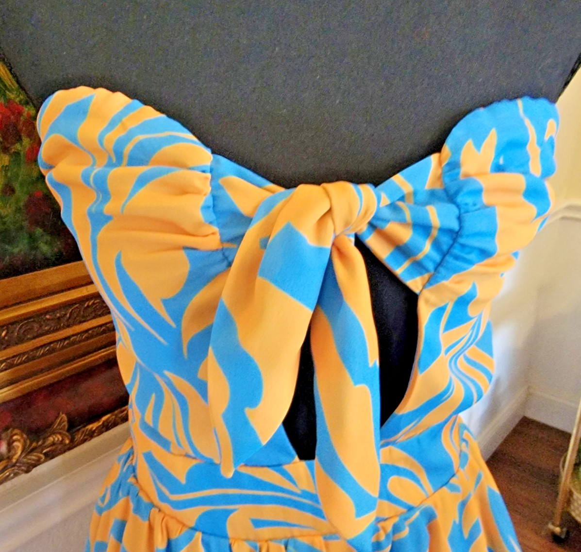 FLYING TOMATO Back To The Start Women’s Large Strapless Hawaiian Summer Dress