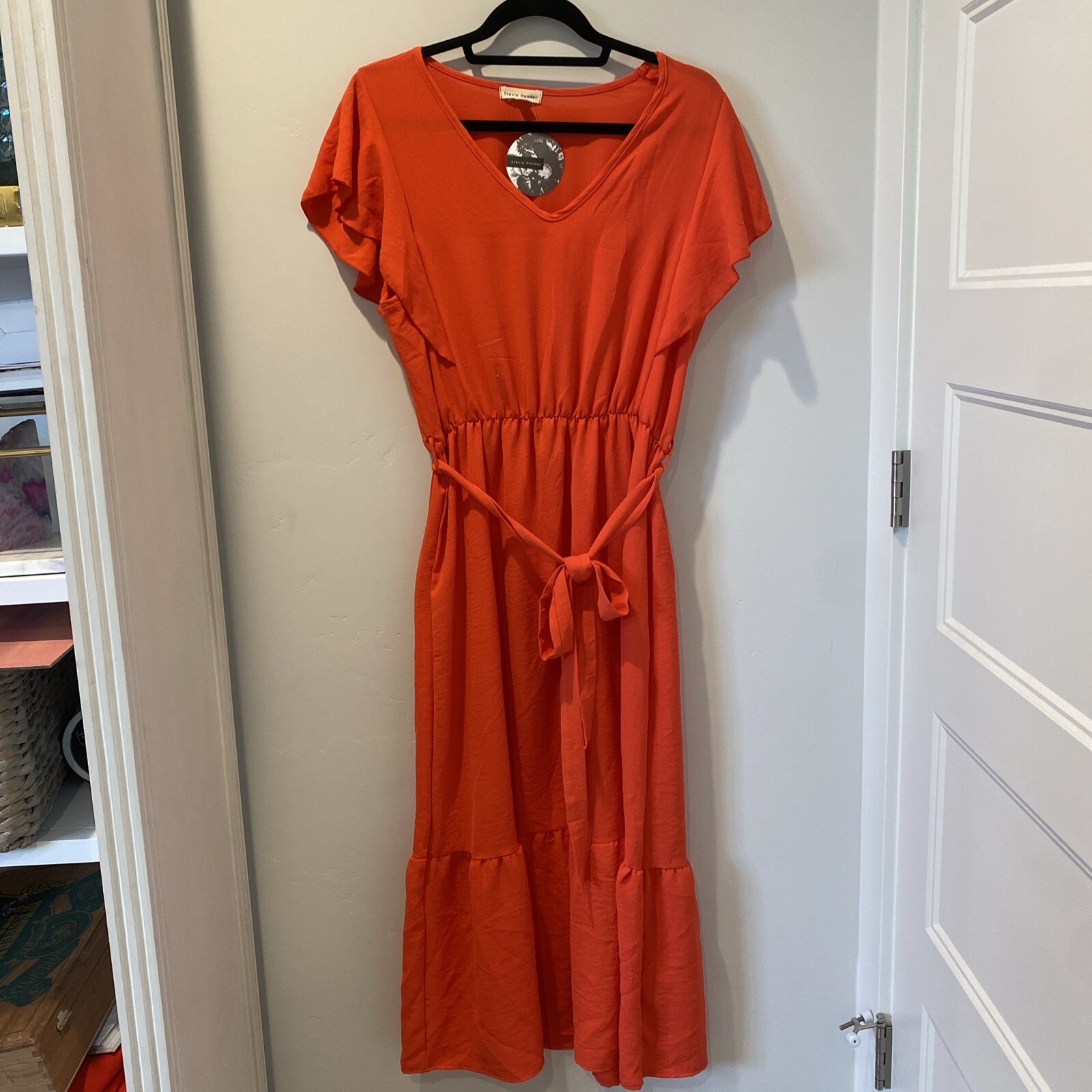 NWT Stevie Hender Dress Large Red