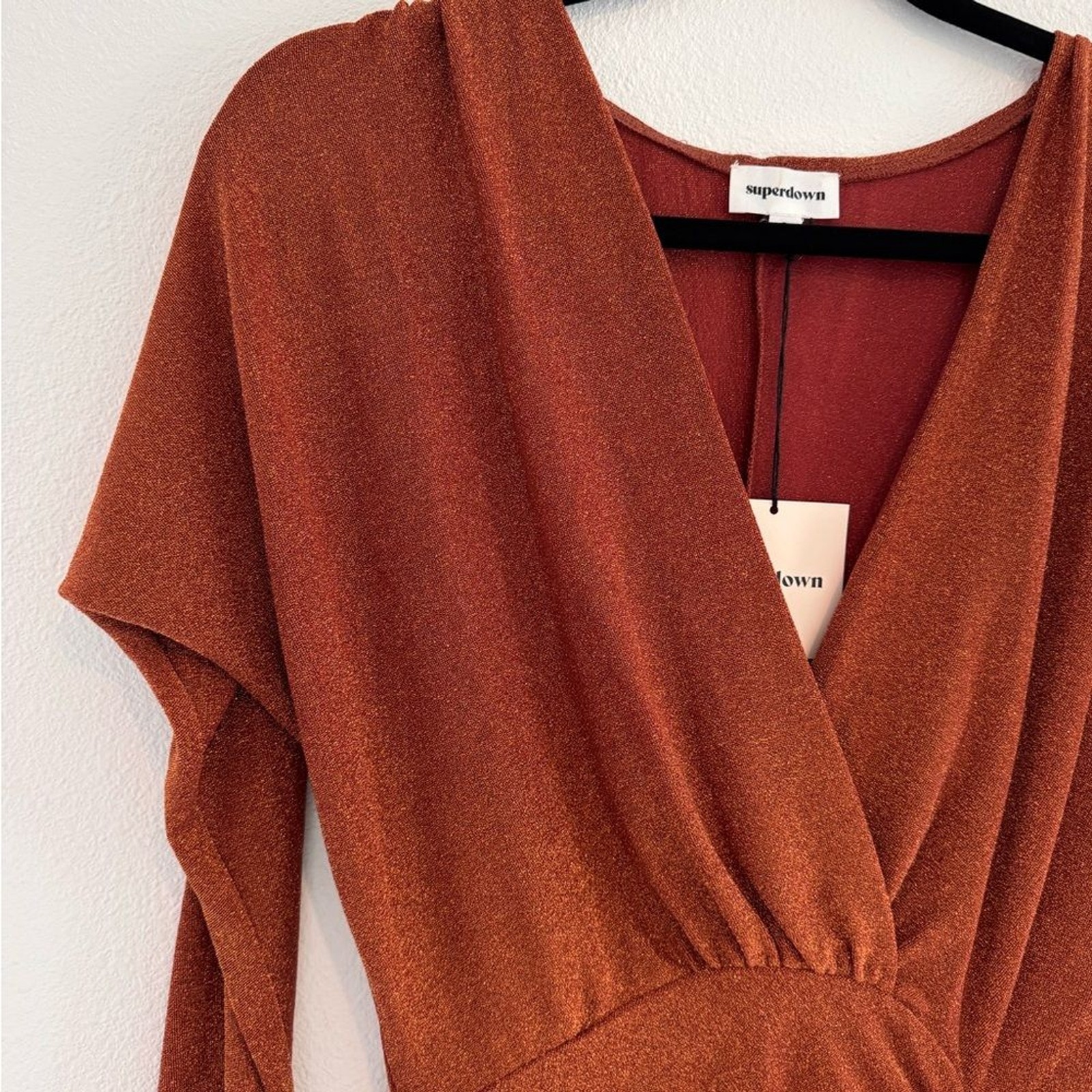 NWT Superdown Genia Off Shoulder Mini Dress Size S