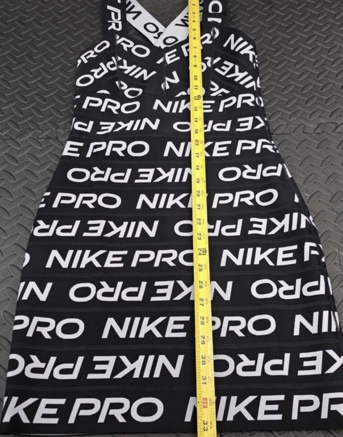 NEW $120 Nike PRO All Over Logo Bandage Dress Black – Women Size S FZ6990-010