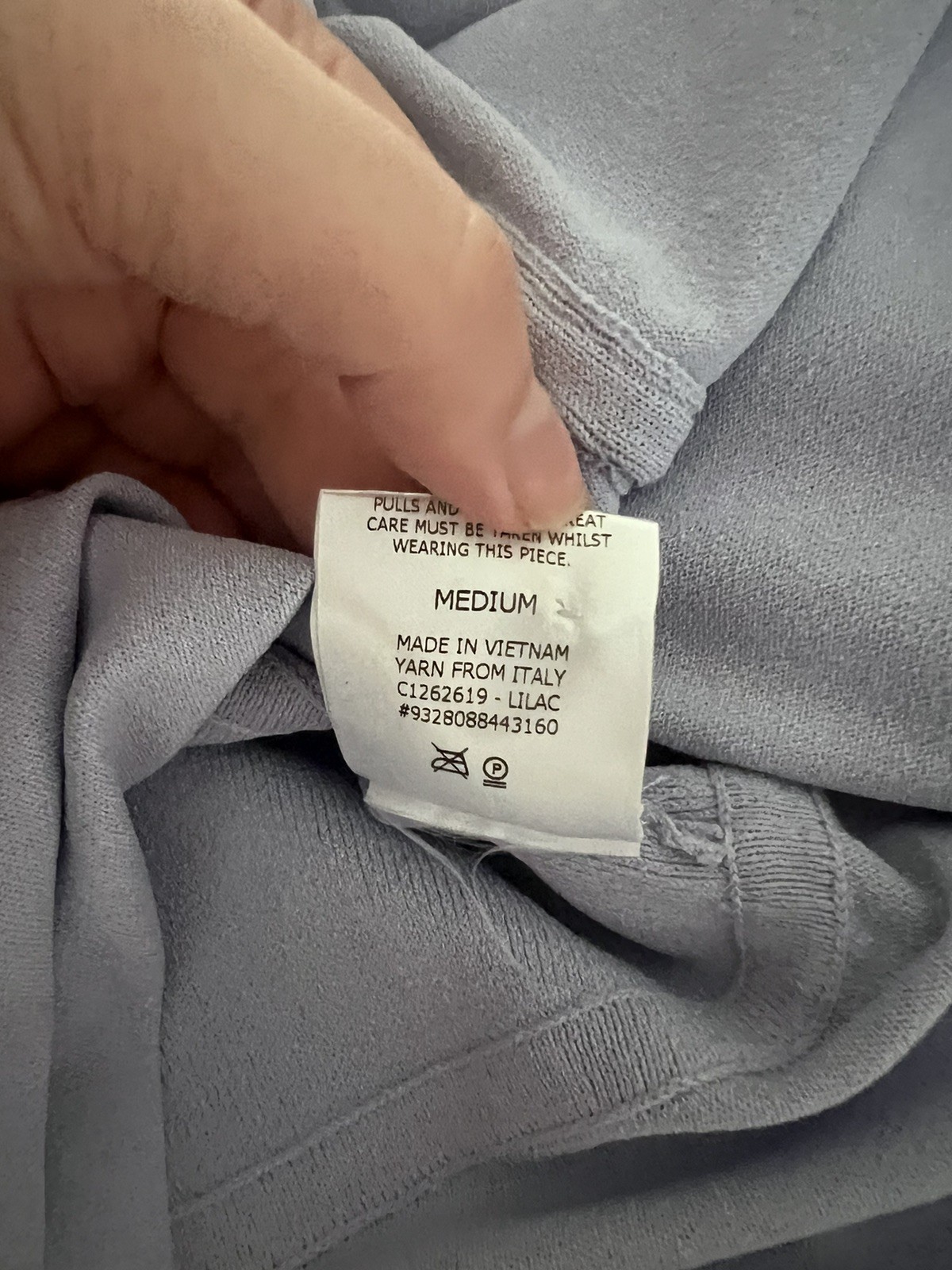 Scanlan Theodore Size M Button Polo Dress in Lilac RRP$650