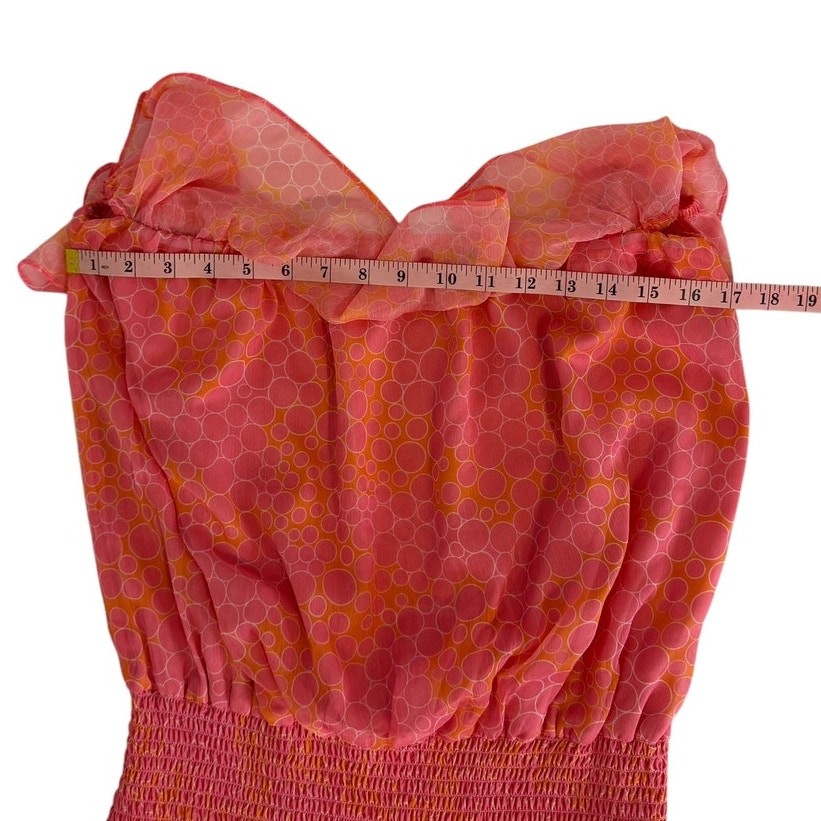 Amanda Uprichard Clarabelle Bubble Mini Dress Pink Off Shoulder Large