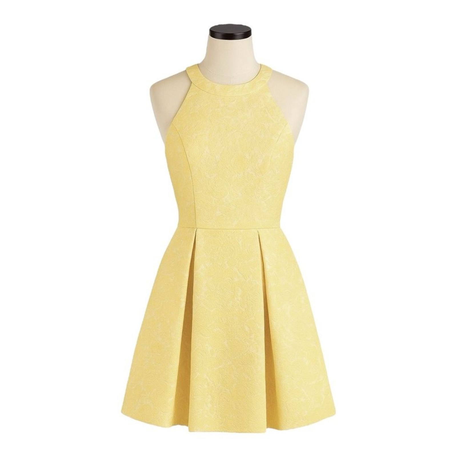 Disney Beauty & The Beast Dress M NWT Yellow Rose Fit & Flare Jacquard Cosplay