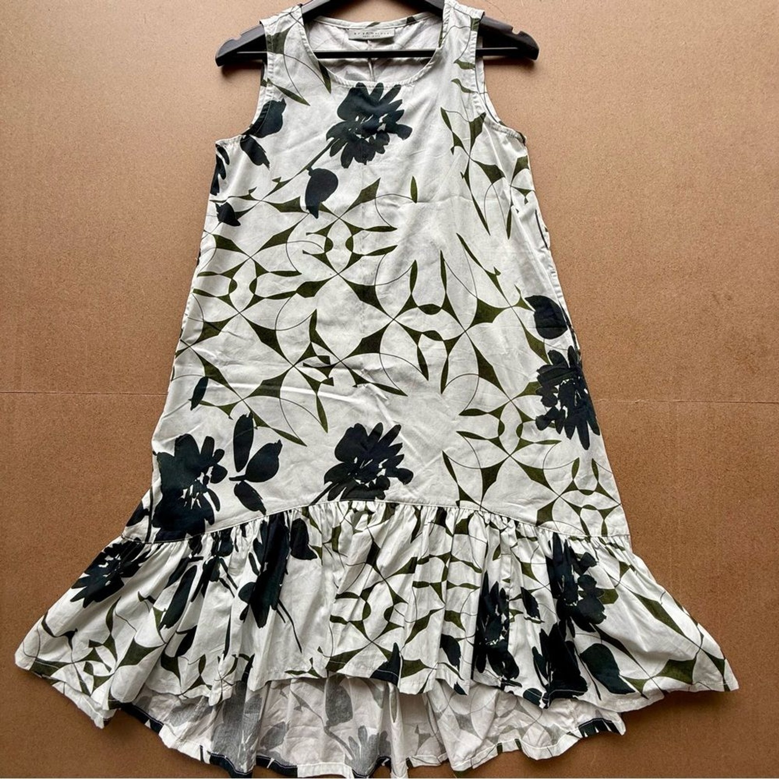 Bryn Walker Sleeveless High Low Sundress with pockets