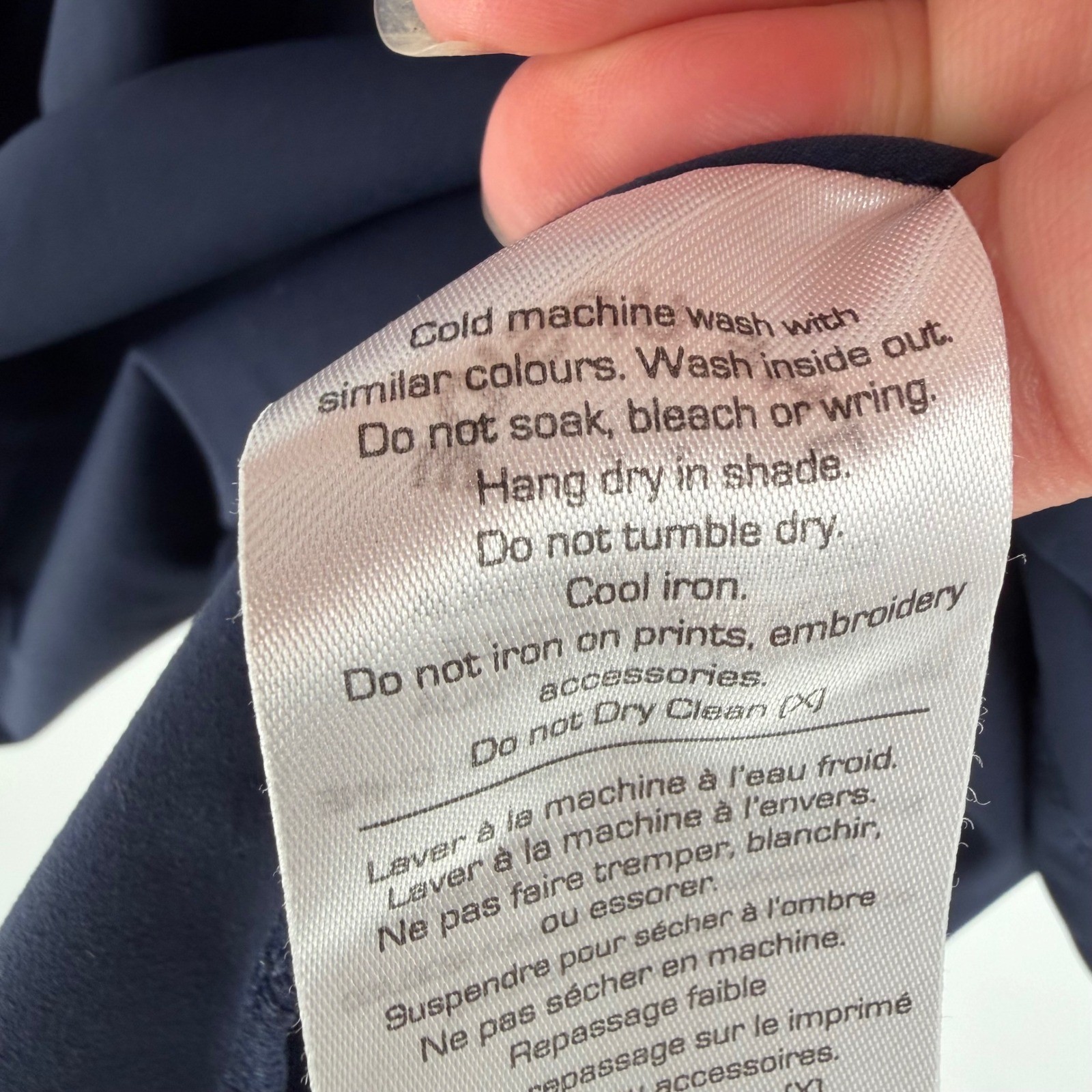 THE UPSIDE THE COLETTE MINI TENNIS DRESS NAVY BLUE PLEATED SIZE 10 ACTIVEWEAR