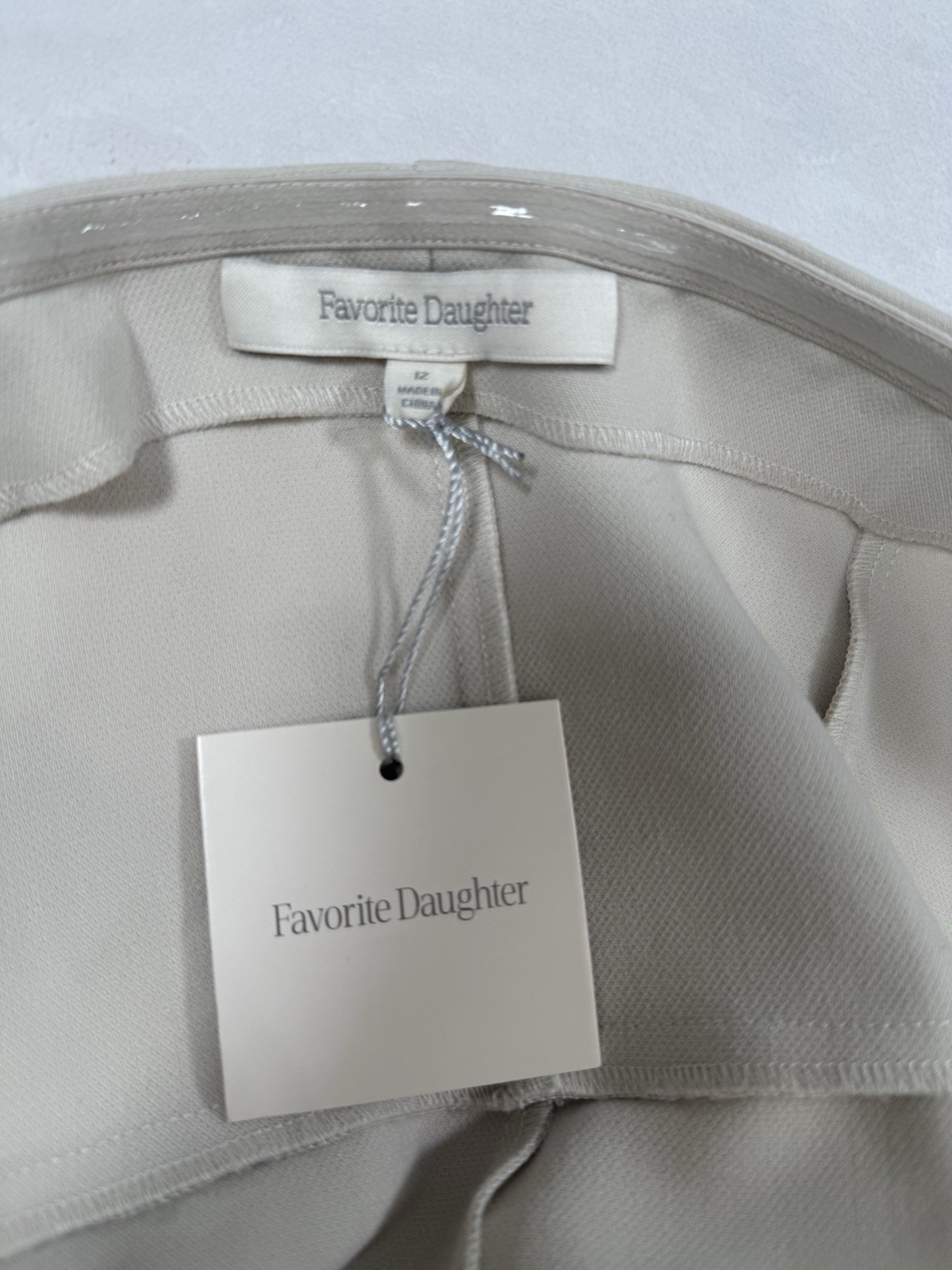 favorite daughter Ivory Button Up Halter Dress With Cutout Size 12 NWT