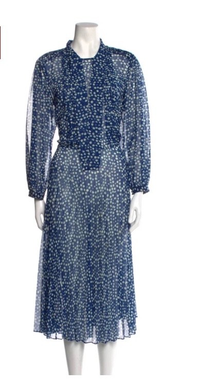 Teri Jon Women’s polka dot chiffon dress size 12