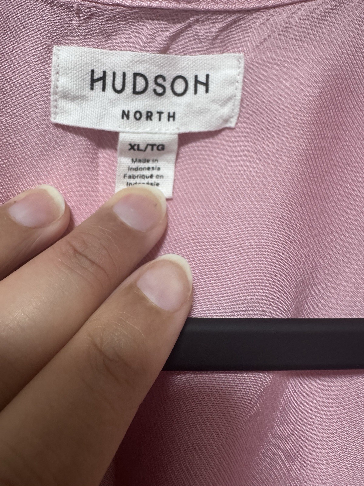 Hudson North Pink Wrap Short Dress Size XL