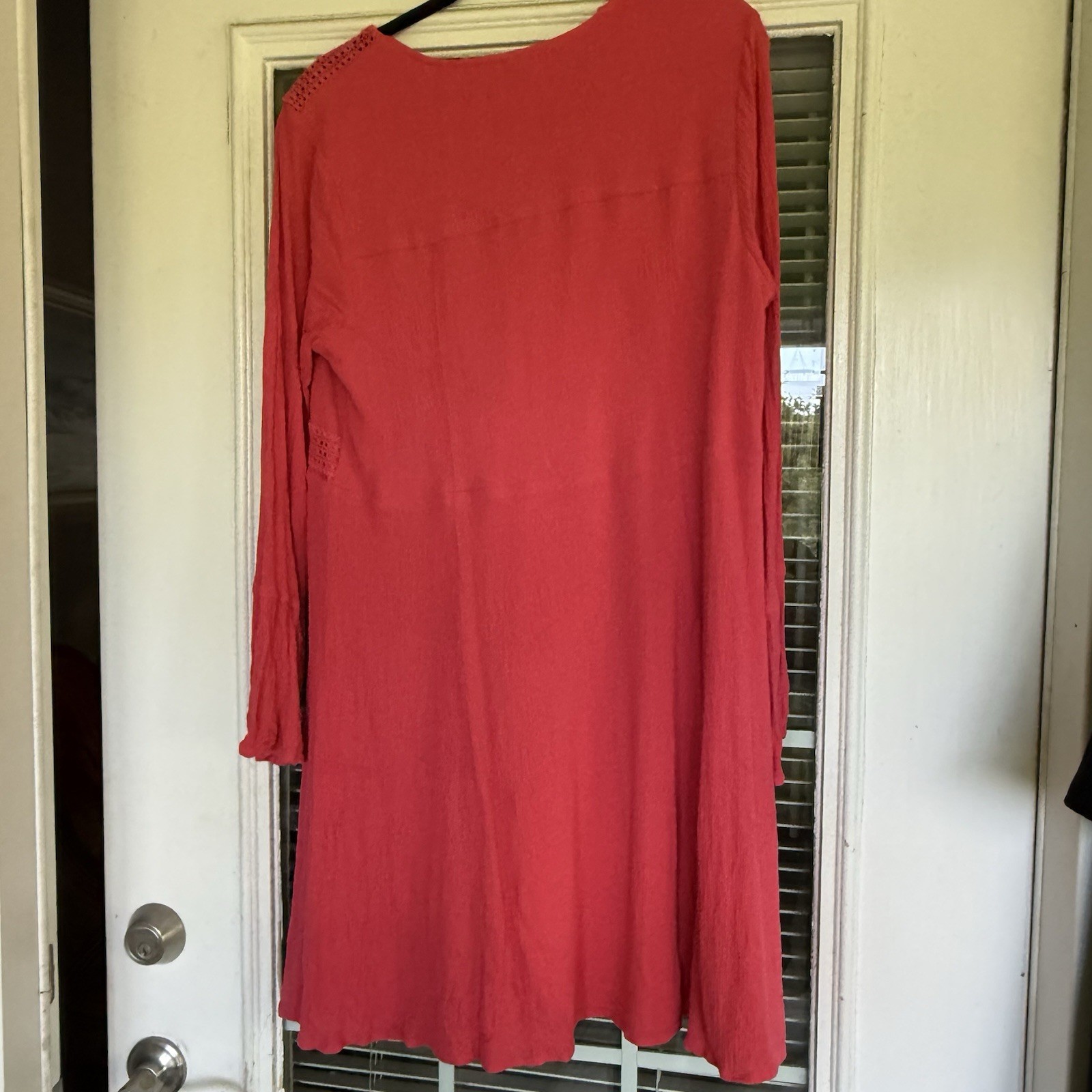 Torrid Boho Gauzy Lined Midi Dress Watermelon Pink Sz L Cottagecore Prarie