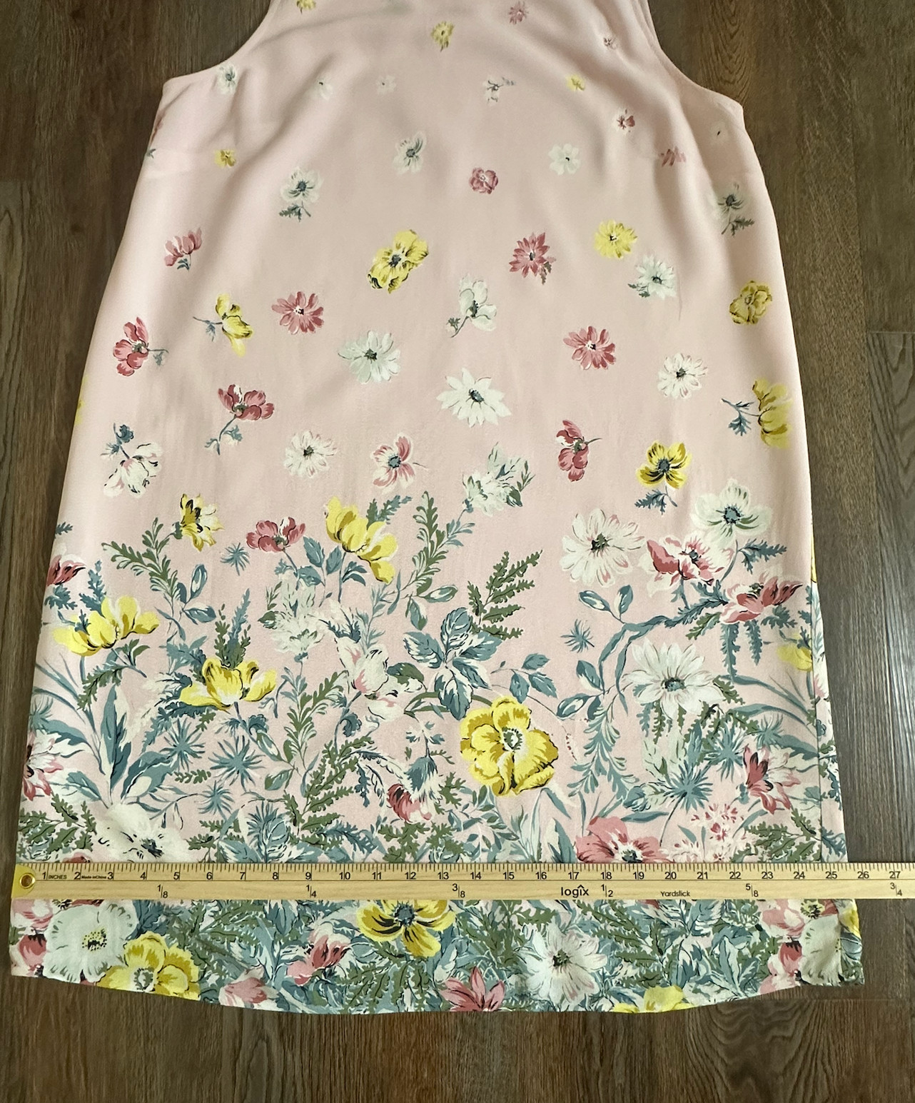 LOFT NWT Floral Shift Dress Pink Size 14 Sleeveless Lined MSRP $89.50