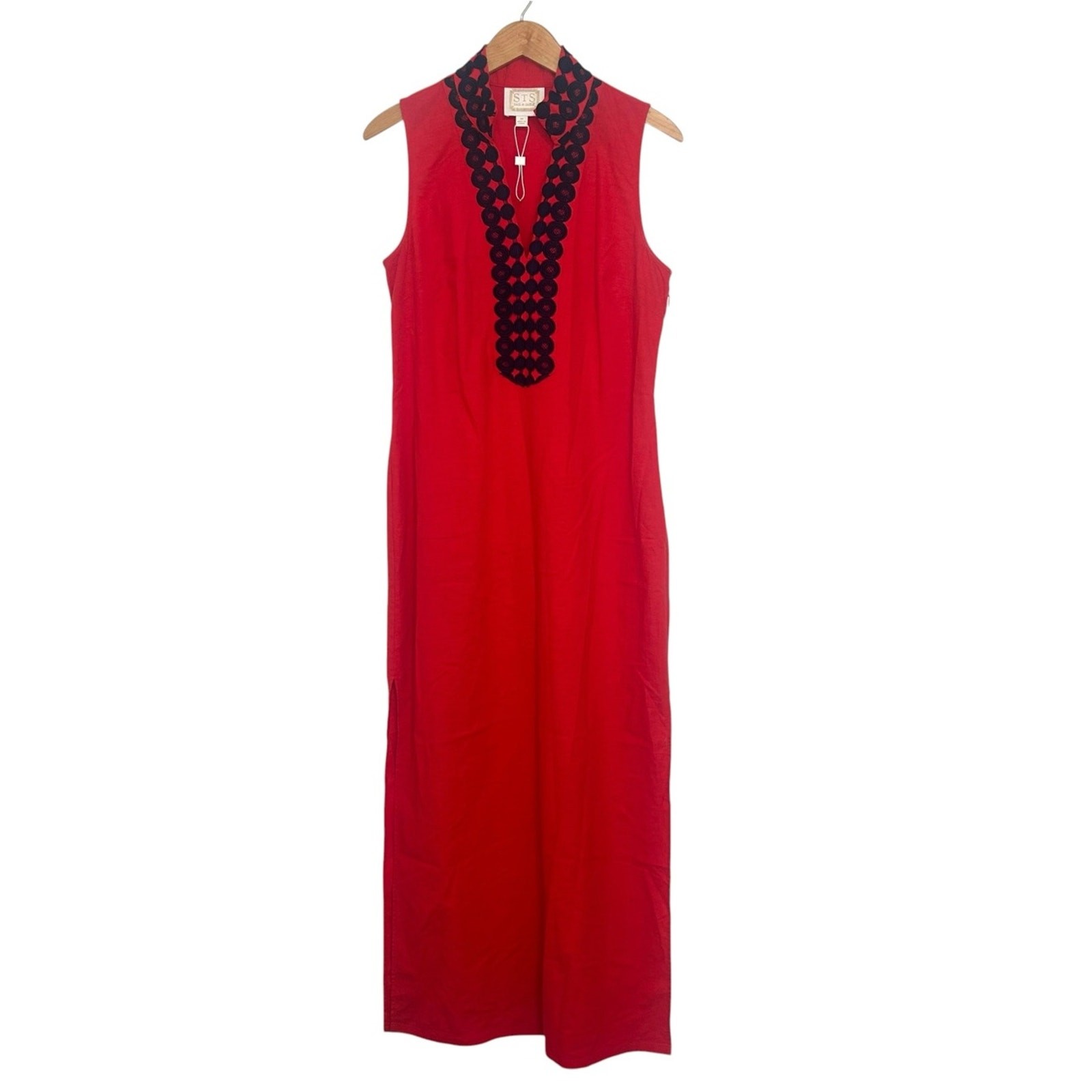 Sail to Sable Red Maxi Dress Sz M
