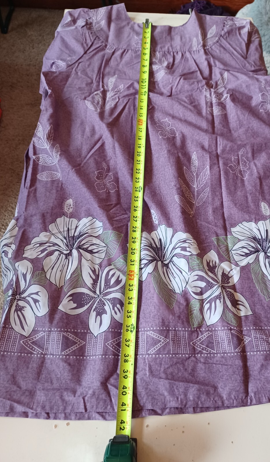 NEW Anthony Richards Womens Muumuu House Dress Lounger Plus 2X Floral Hawaiian