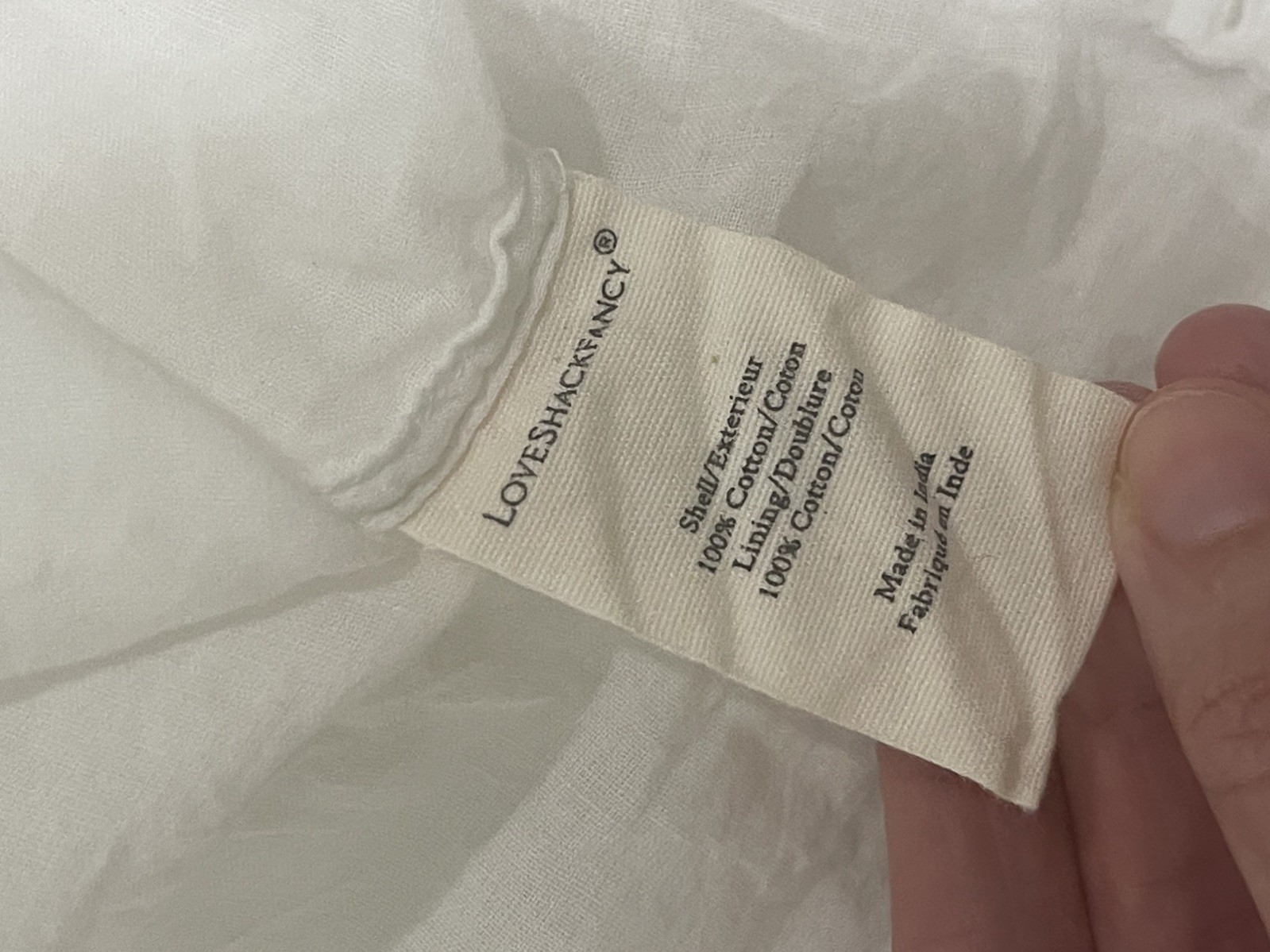 LoveShackFancy Jayce Broderie Anglaise Mini Dress Antique White Small $485