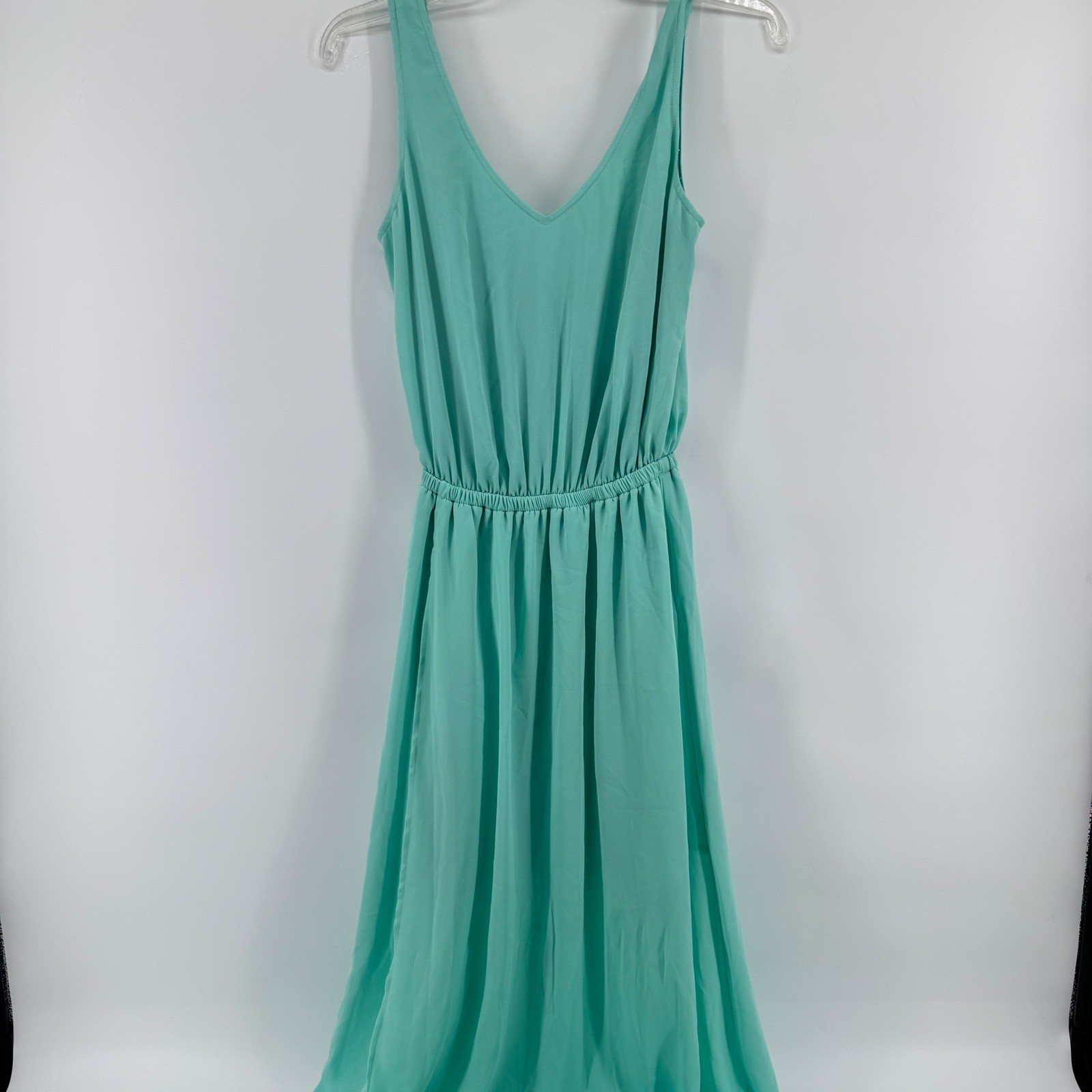 Show Me Your Mumu Kendall Maxi Dress Women Small Seafoam Green V-Neck Sleeveless