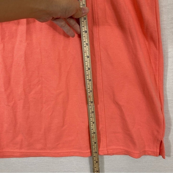 Talbots Orange Active Sleeveless Colar Piqué Polo Dress size XLP Golf Outdoor