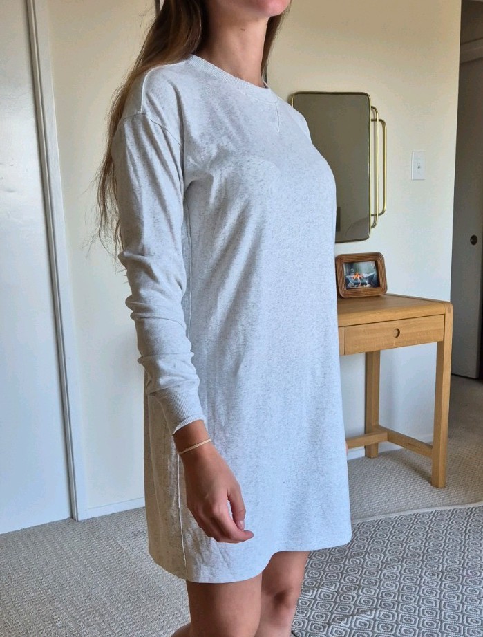 The Normal Brand Puremeso Everyday Grey Sweater Dress Size Medium