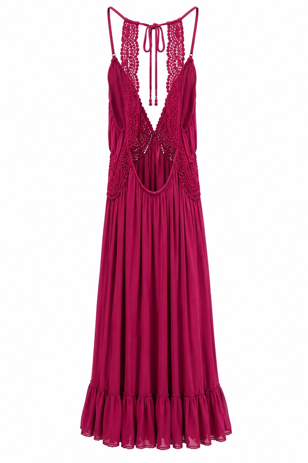 Pink Crochet Dress