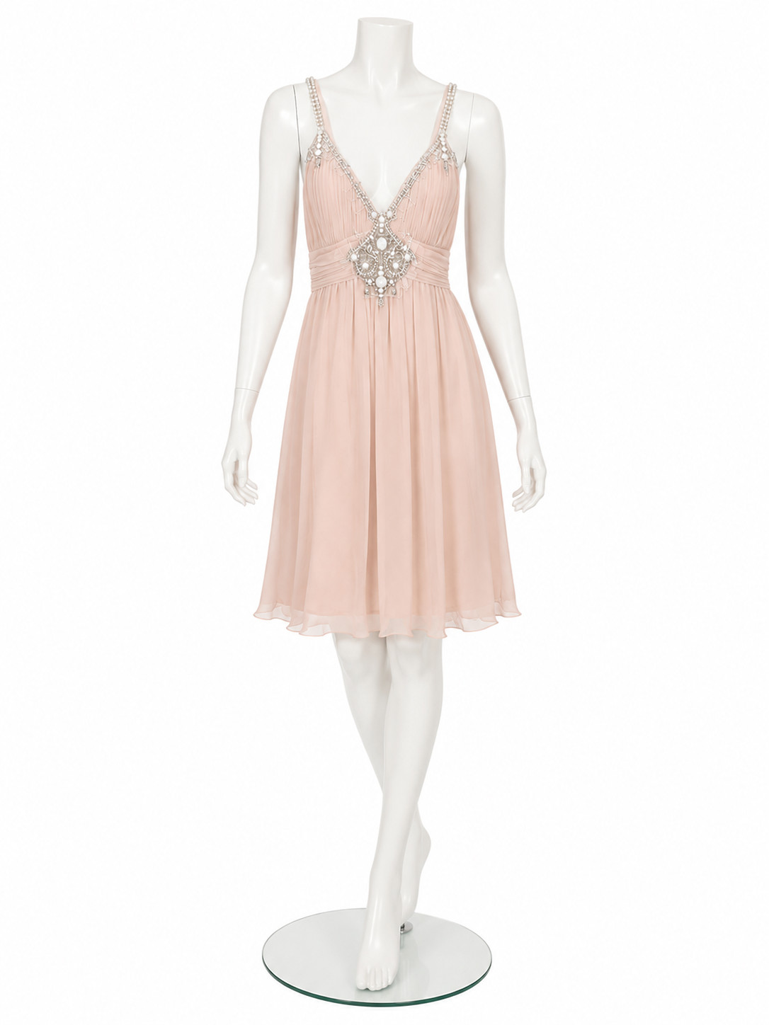 Jenny Packham (back label) crystal embellished silk dress UK 8 US 4 NWT