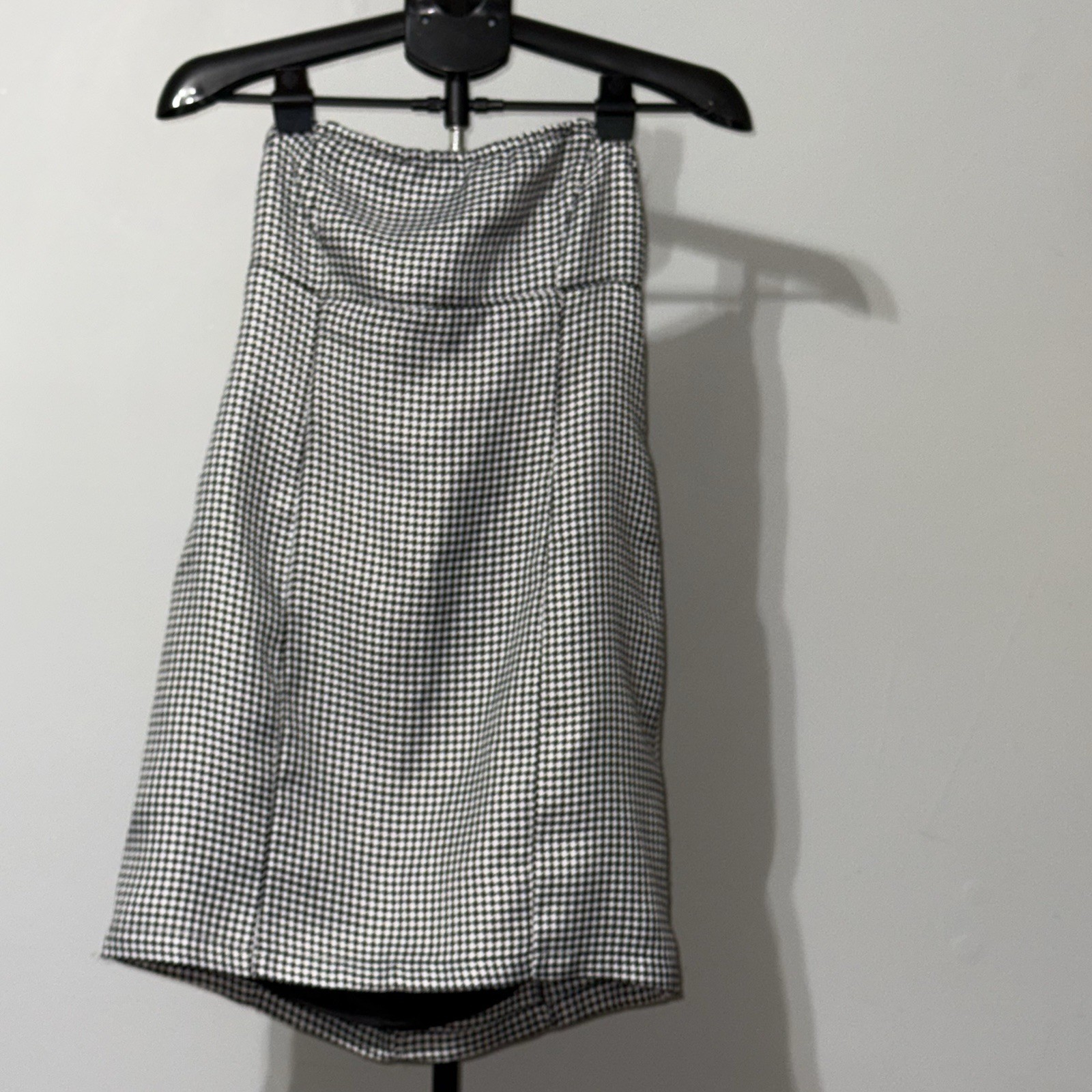 MINKPINK Strapless Houndstooth Mini Dress Medium Parisian Lined Silicone Grip
