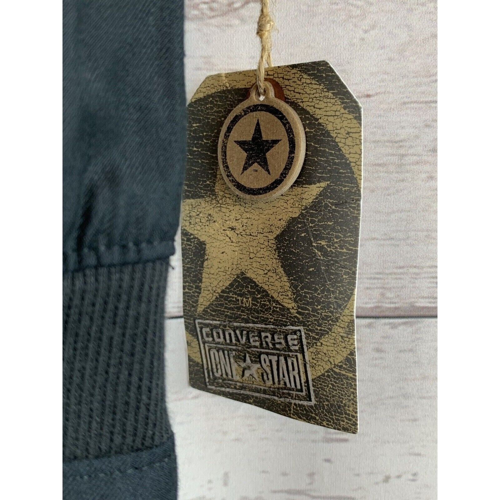 Converse One Star Sleeveless Cotton Black Dress Ladies Size 4 Button front NEW