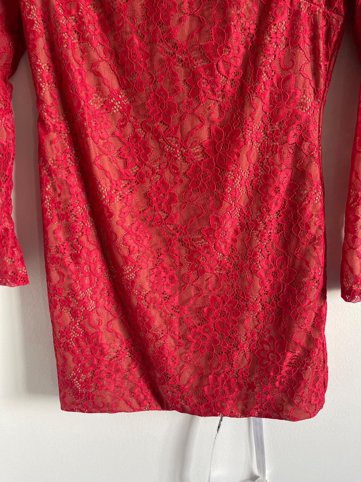 Mistress Rocks Red Lace Mini Dress BNWT Size L 12 14 Party Birthday Occasion