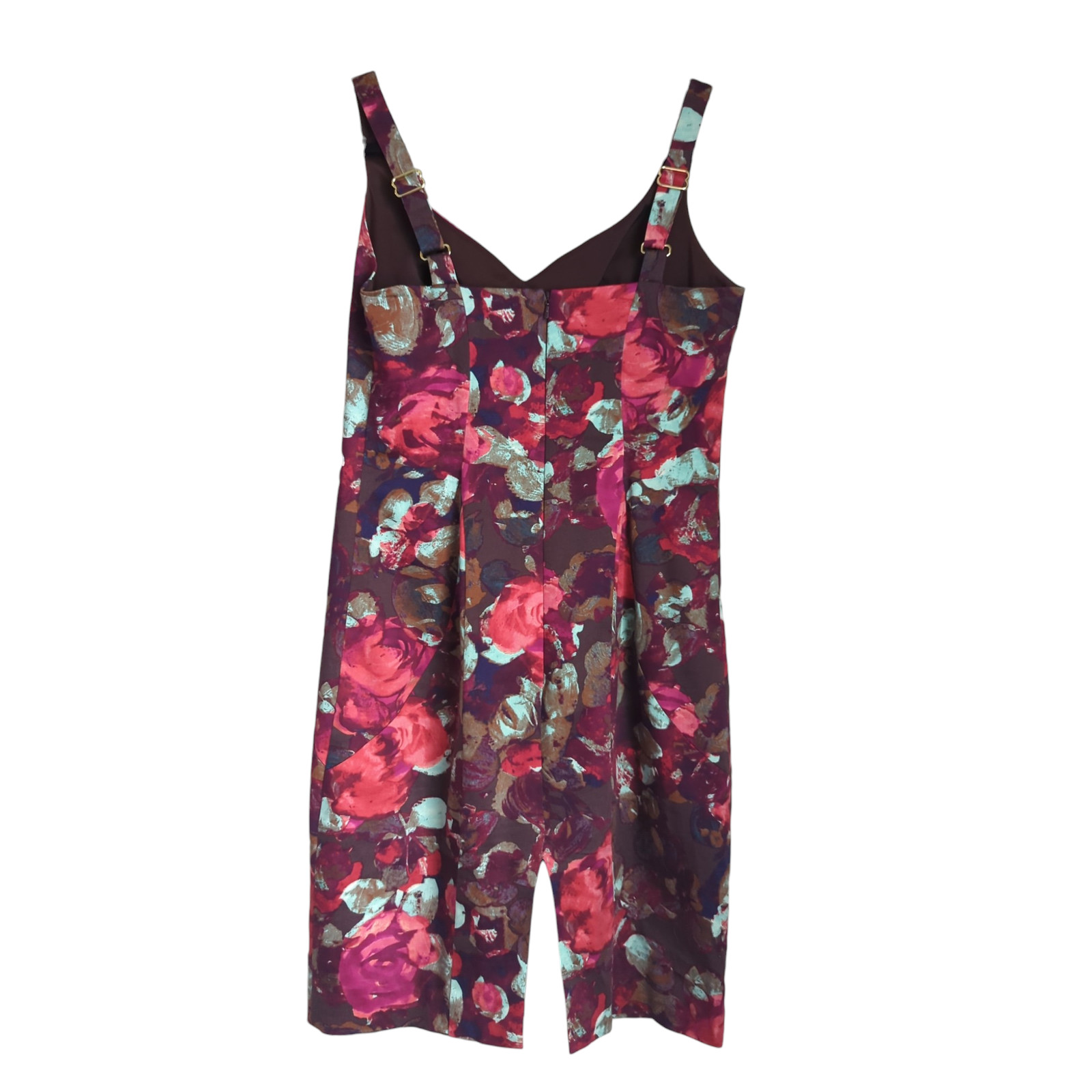 Black Halo Heston Floral Strap Sheath Dress size 8