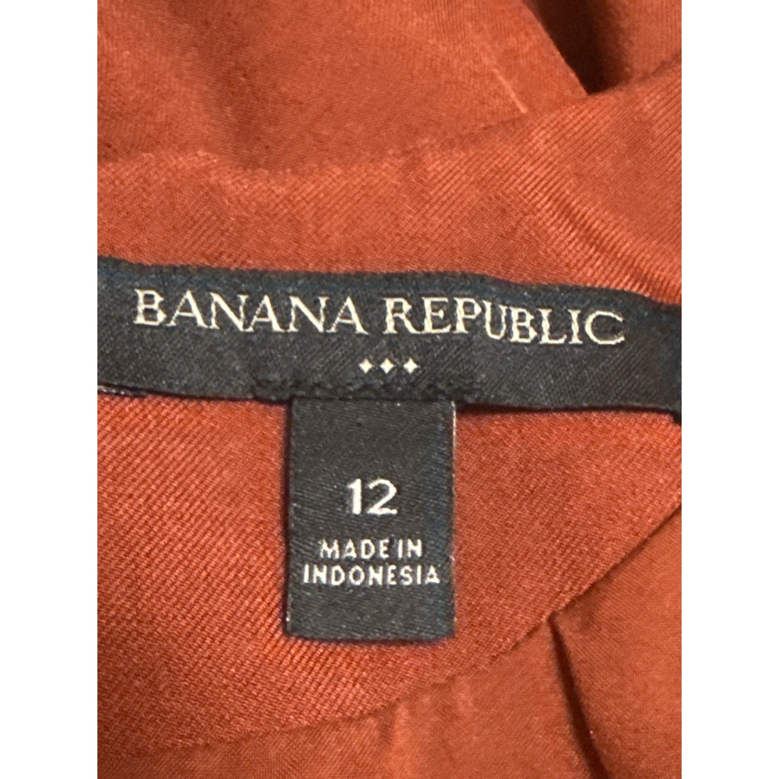 Banana Republic Orange Brown Sleeveless Mini Tank A-Line Shift Sheath Dress 12