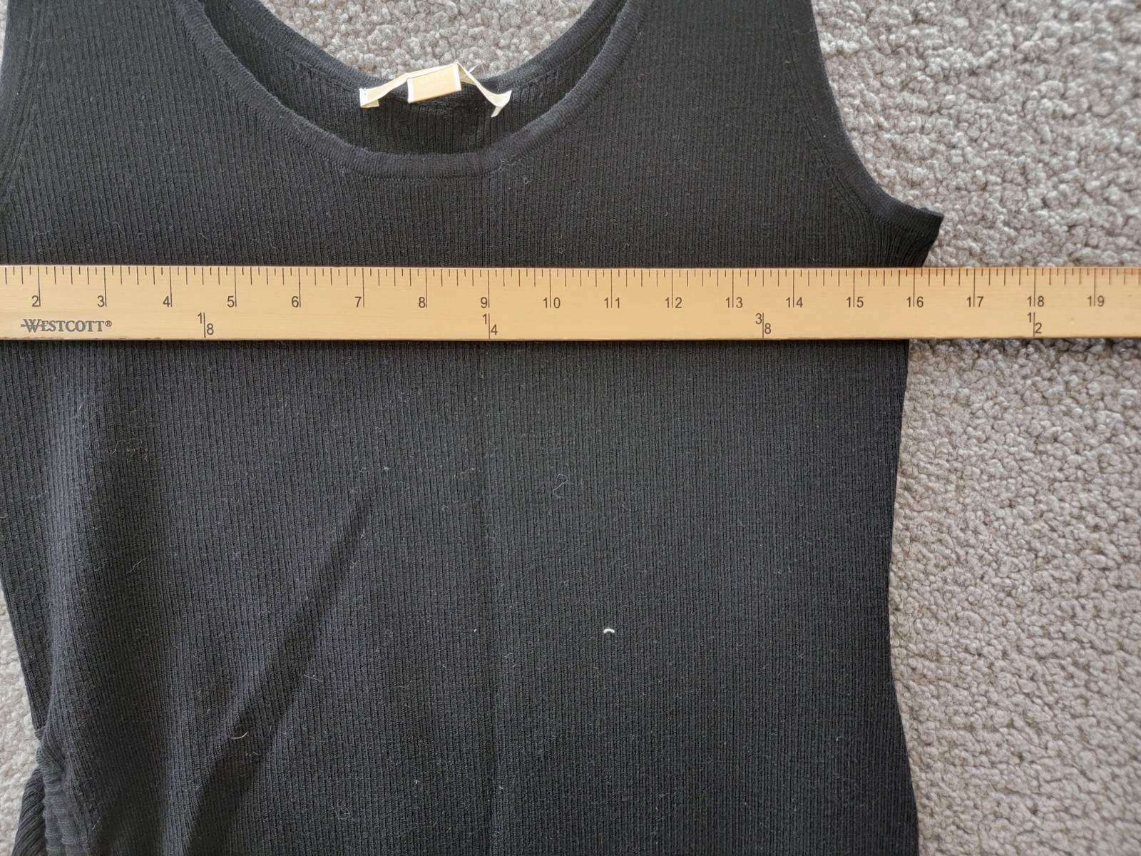 MICHAEL Michael Kors Sleeveless Wool Blend Midi Dress Women’s XL Black Pullover