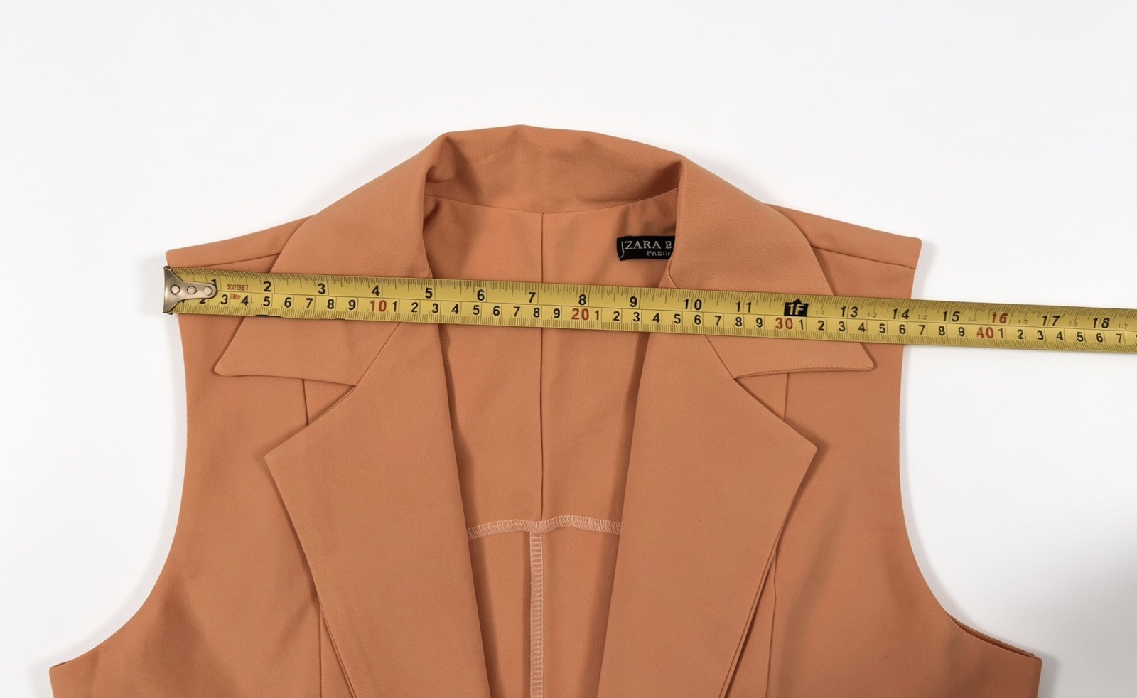 Womens Sleeveless Blazer Dress Double Breasted Pleated Mini Tennis Skirt Peach