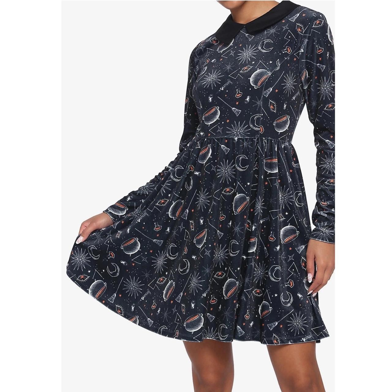 DISNEY HOCUS POCUS CELESTIAL WITCH SYMBOLS DRESS HALLOWEEN MD