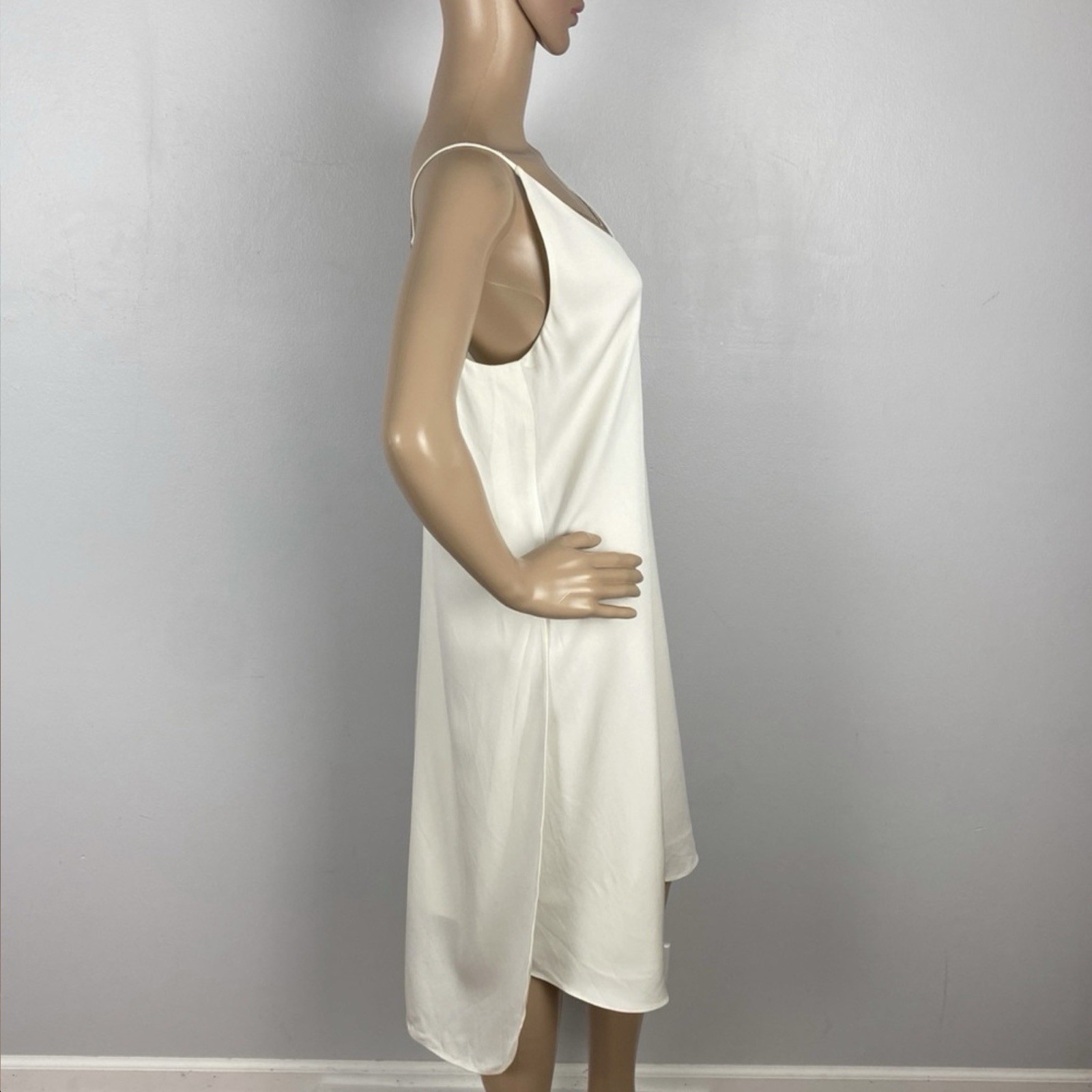 $495 NEW T BY ALEXANDER WANG IVORY CHAIN DETAIL DRESS 6