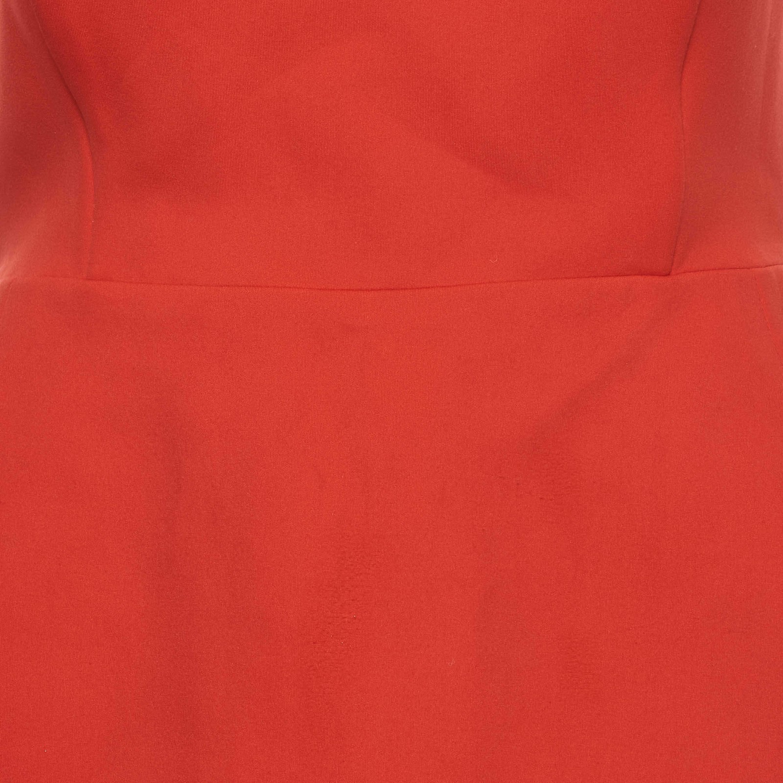 Magda Butrym Red Jersey Structured Mini Dress S