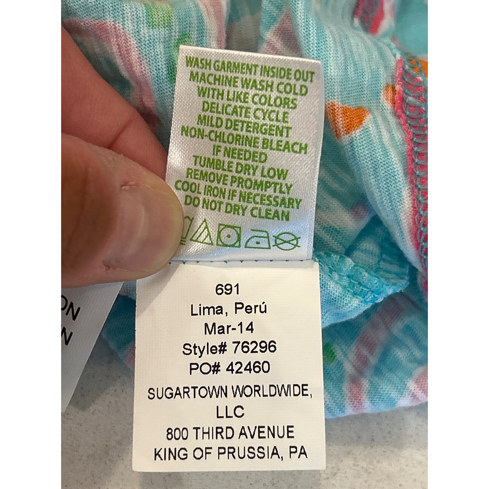 Lilly Pulitzer Jellyfish Jam Cotton Maxi Dress Blue Pink V-Neck Racerback Small