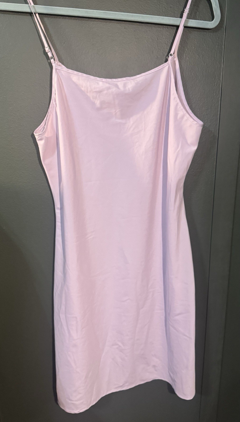 Coach Womens Lavender Slip Mini Dress Pullover Sleeveless Size Large