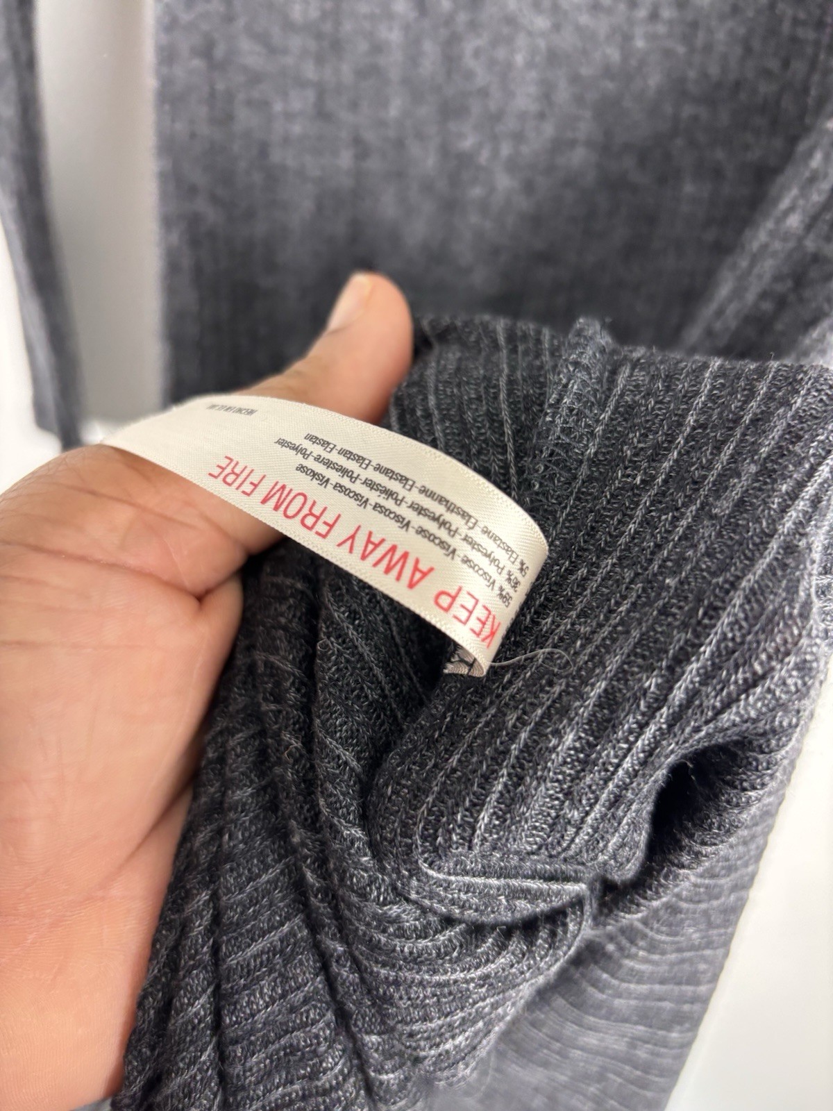 Nwt Daily Practice Sweater Dress Size Xs Gray Turtleneck Ribbed Midi Splits