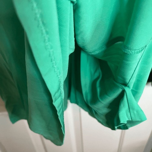 Ralph Lauren Kelly Green Tank Lined Midi Dress Size Small Flowy Comfy Office