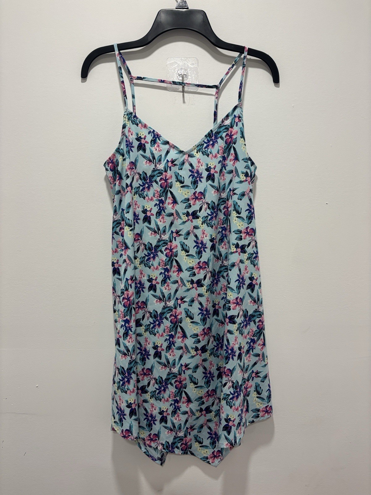 Atmosphere Womens Floral Print Spaghetti Strap Dress Large