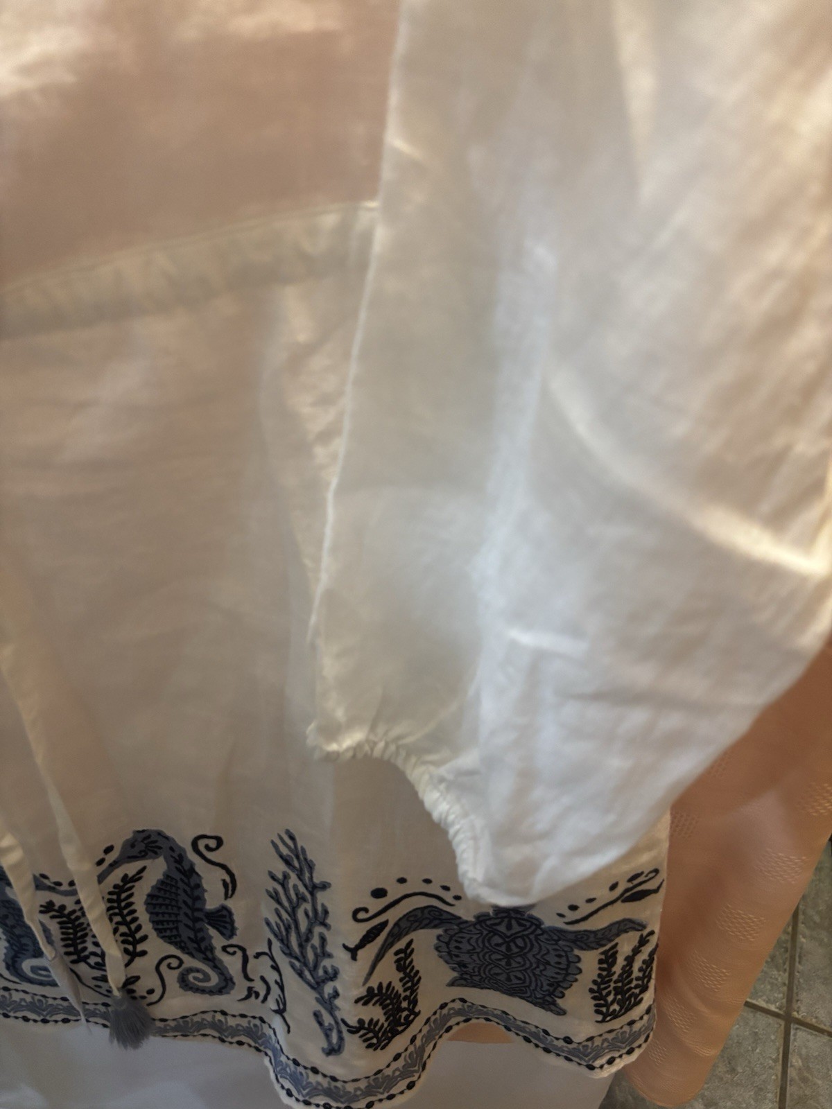 Spartina 449 Hamilton Embroidered Sea Life Wynona Dress NWT Size XL