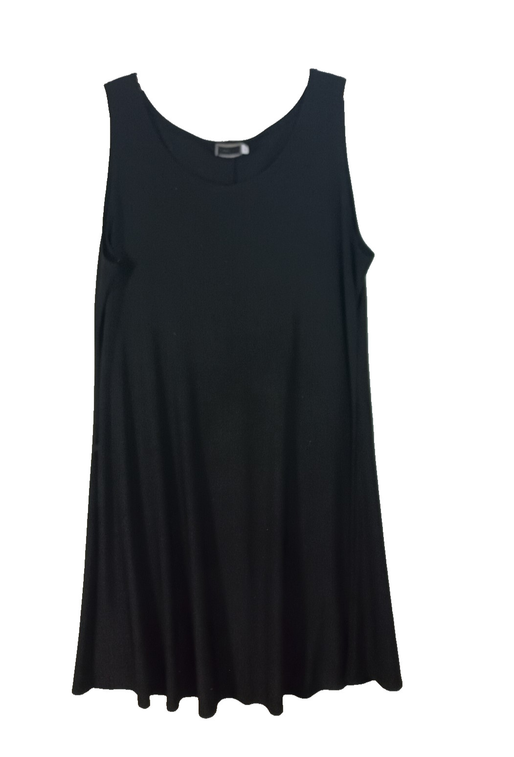 Sympli Women’s Sleeveless A-Line Dress Size 14 Black Knee Length Canada Made