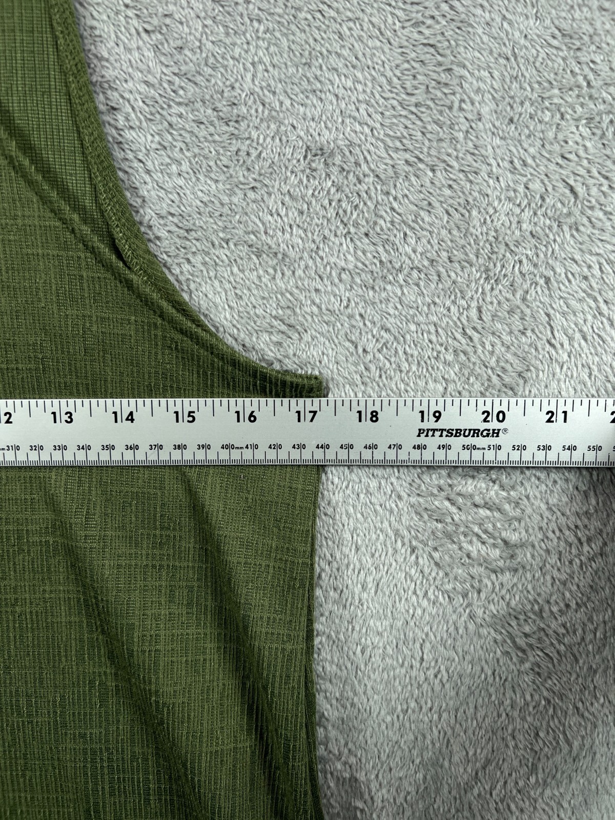 Full Circle Trends Mini Overall Dress Medium Green Textured Sleeveless NWOT