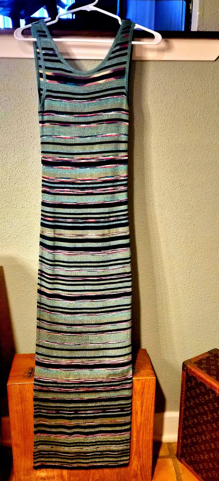 NWOT $1095 MISSONI Knit V BACK Maxi DRESS – SEXY! XS/S